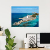 Poster du phare de Bahamas Island (Bureau à domicile)