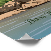 Poster du phare de Bass Harbour (Coin)