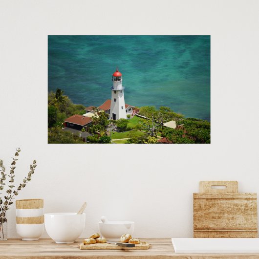 Poster du phare de Diamond Head (Cuisine)