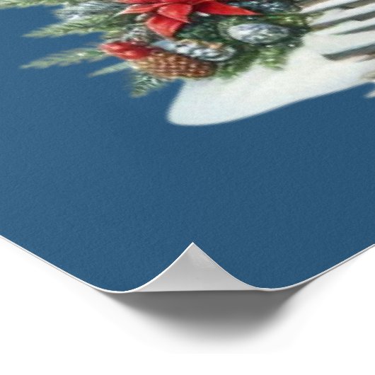 Poster du phare de Noël (Coin)