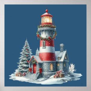 Poster du phare de Noël