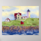 Poster du phare de Nubble (Devant)