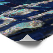 Poster du phare de Nubble Lune / Imprimer (Coin)