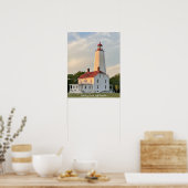Poster du phare de Sandy Hook (Cuisine)