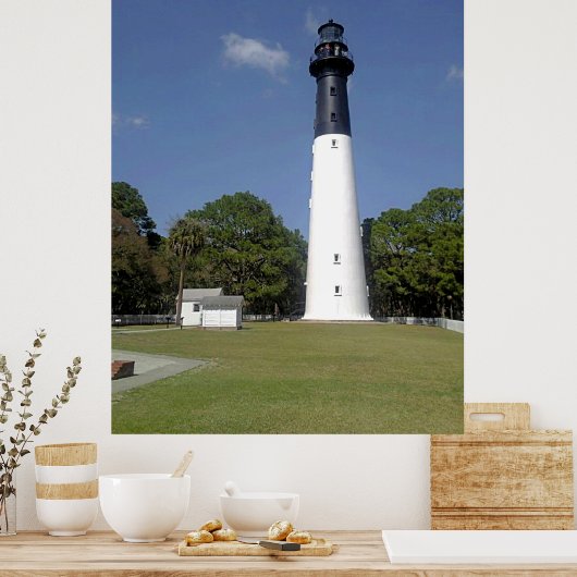 Poster du phare de Sullivan's Island (Cuisine)