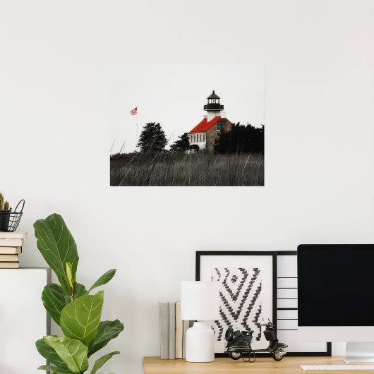 Poster du phare d'East Point (Bureau à domicile)