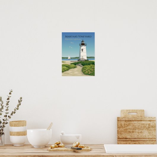 Poster du phare d'Edgartown (Cuisine)