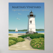Poster du phare d'Edgartown (Devant)