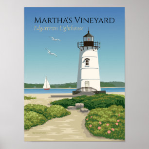 Poster du phare d'Edgartown