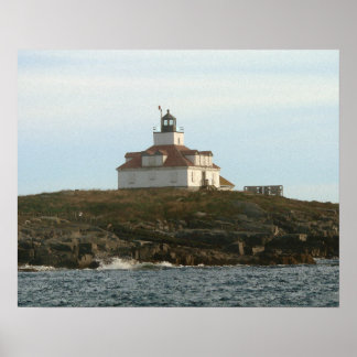 Poster du phare d'Egg Rock