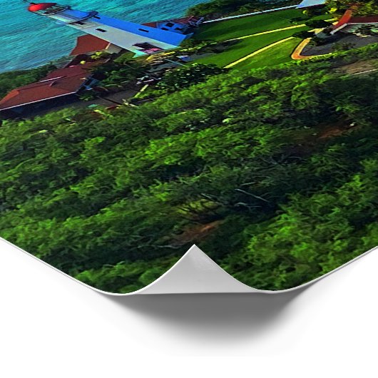 Poster du phare Diamond Head #1 (Coin)