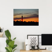 Poster du phare Ponce Inlet Sherbet Orange Sky (Bureau à domicile)