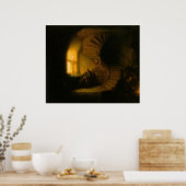 Poster du philosophe en méditation (Cuisine)