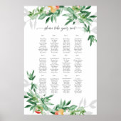 Poster du plan de siège du verger d'été (Devant)