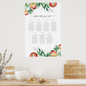 Poster du plan de siège du verger d'été (Cuisine)