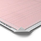 Poster du plan de siège pour souvenirs Mariages cl (Coin)