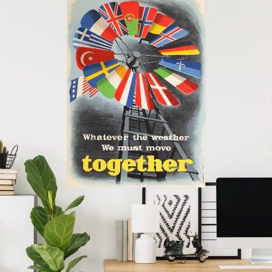 Poster du plan Marshall (Bureau à domicile)