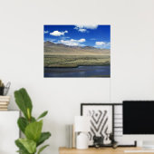 Poster du Plateau Tibétain (Bureau à domicile)