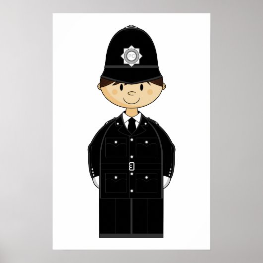 Poster du policier britannique (Devant)