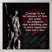 Poster du pompier St. Florian Courage (Devant)