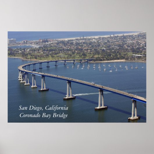 Poster du pont de la baie Coronado (Devant)