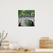 Poster du pont de vélo Amsterdam (Cuisine)
