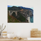 Poster du pont du ruisseau Bixby 36 x 24 (Cuisine)