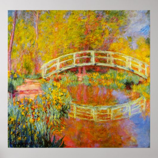 Poster du pont japonais Monet (Devant)