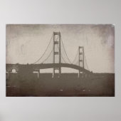 Poster du pont Mackinac (Devant)