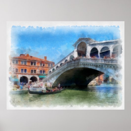 Poster du pont Rialto (Devant)
