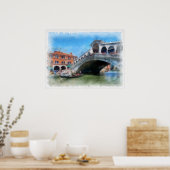 Poster du pont Rialto (Cuisine)