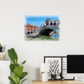 Poster du pont Rialto (Bureau à domicile)