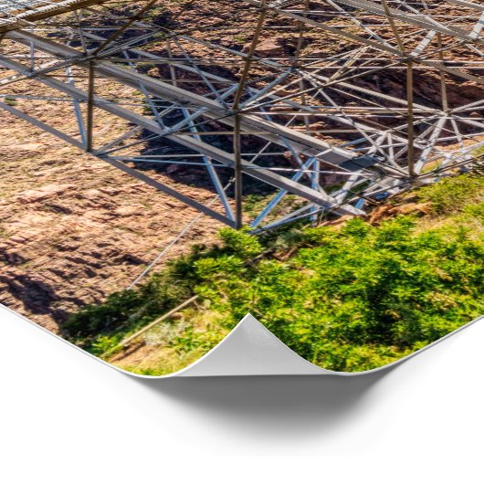 Poster du Pont Royal Gorge Vue latérale (Coin)