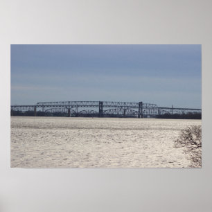 Poster du pont sur la rivière Delaware