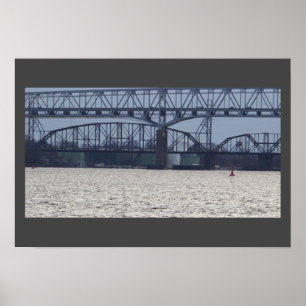 Poster du pont sur la rivière Delaware