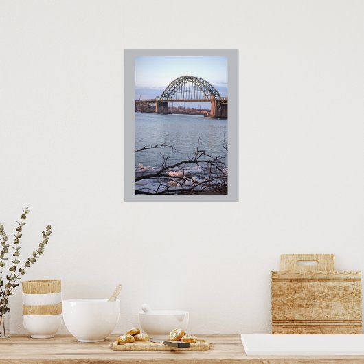 Poster du pont Tacony-Palmyra en hiver (Cuisine)