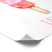 Poster du Popsicle d'aquarelle (Coin)