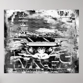 Poster du porte-avions Dwight D. Eisenhower (Devant)