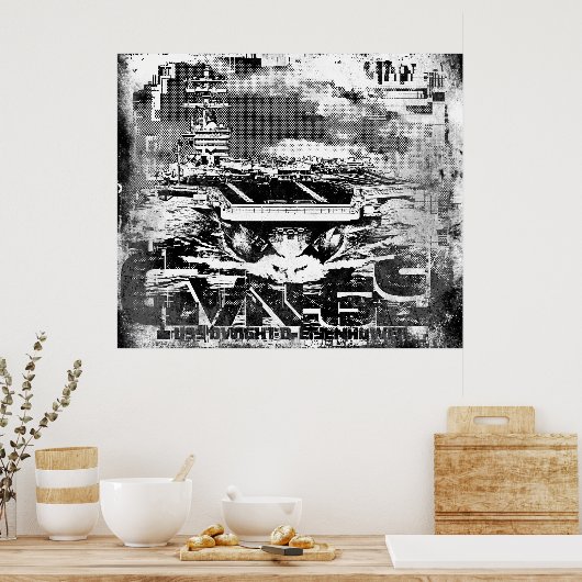 Poster du porte-avions Dwight D. Eisenhower (Cuisine)
