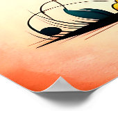 Poster du portrait de chat (Coin)