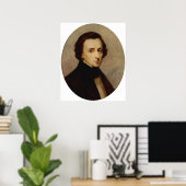 Poster du portrait de Chopin (Bureau à domicile)
