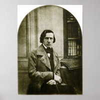 Poster du portrait de Chopin