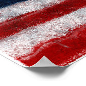 Poster du portrait du drapeau américain (Coin)