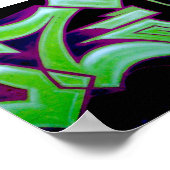 Poster du portrait Graffiti (Coin)