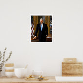 Poster du portrait officiel de Bill Clinton (Cuisine)
