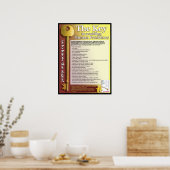 Poster du prédateur humain (taille américaine) (Cuisine)