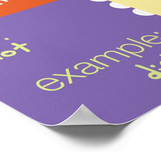 Poster du préfixe en classe (Coin)