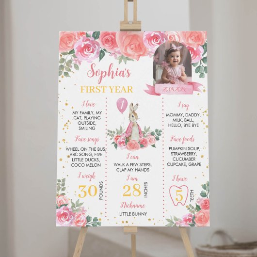 Poster du premier anniversaire de la fête du premi