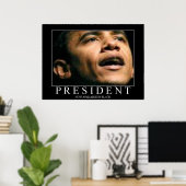 Poster du président Barack Obama DE 14h95 (Bureau à domicile)