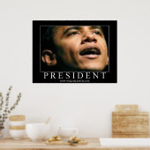 Poster du président Barack Obama DE 14h95 (Cuisine)